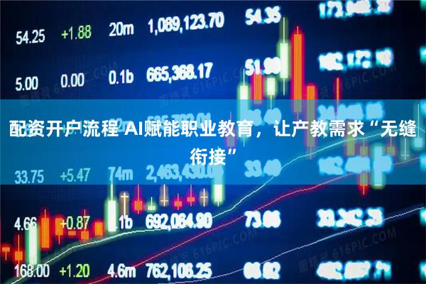 配资开户流程 AI赋能职业教育，让产教需求“无缝衔接”